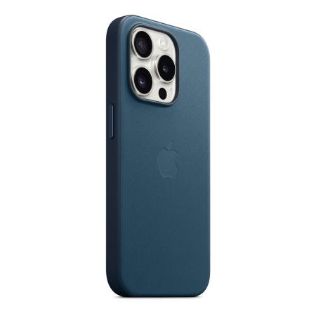 Чехол FineWoven Case для Apple iPhone 15 Pro с MagSafe Pacific Blue, синий Чехол FineWoven Case для Apple iPhone 15 Pro с MagSafe Pacific Blue, синий