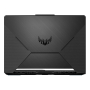 Ноутбук 15.6" ASUS TUF A15 FA506NCG-HN218 (90NR0JF7-M00JD0) AMD Ryzen 7 7445HS, 16Gb DDR5, SSD 512Gb, NVIDIA GeForce RTX 3050 4Gb, IPS, Full HD, Без ОС, Black, тёмно-серый