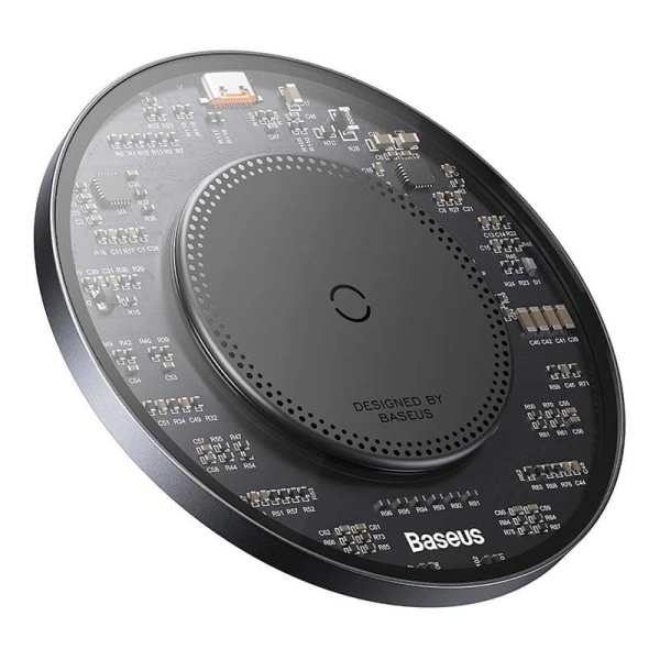 Беспроводное зарядное устройство Baseus Simple 2 Wireless Charger 15W (BS-W530) Black, черный