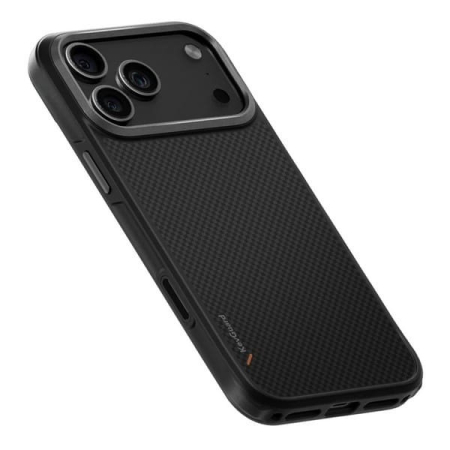 Чехол для iPhone 17 Pro с MagSafe UNIQ KEVA (IP6.3P(2025)-KEVAMCBLK) Carbon Black, черный Чехол для iPhone 17 Pro с MagSafe UNIQ KEVA (IP6.3P(2025)-KEVAMCBLK) Carbon Black, черный