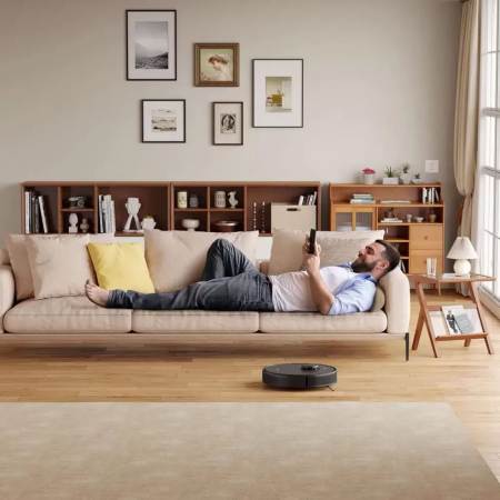 Робот-пылесос Xiaomi Dreame C9 Black, чёрный Робот-пылесос Xiaomi Dreame C9 Black, чёрный