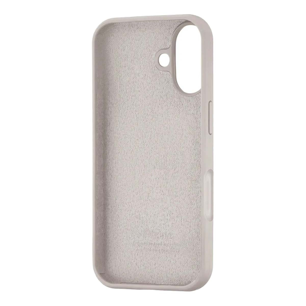 Чехол для Apple iPhone 17 Silicone Case Stone, бежевый