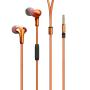 Наушники hoco. Earphones M30 Wire Control Orange, оранжевый