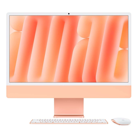 Apple iMac 24" (M4 10C CPU, 10C GPU, 2024) Retina 4,5K, 24Gb, 512Gb SSD (MD2W4) Orange, оранжевый Apple iMac 24" (M4 10C CPU, 10C GPU, 2024) Retina 4,5K, 24Gb, 512Gb SSD (MD2W4) Orange, оранжевый