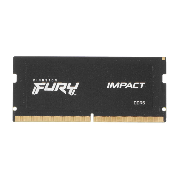 Оперативная память Kingston Fury Impact DDR5 16GB 4800MHz CL38 SO DIMM 1x16 Black