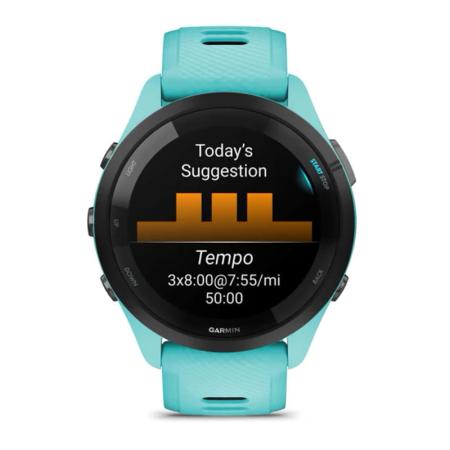 Часы Garmin FORERUNNER 265 Aqua, голубой Часы Garmin FORERUNNER 265 Aqua, голубой