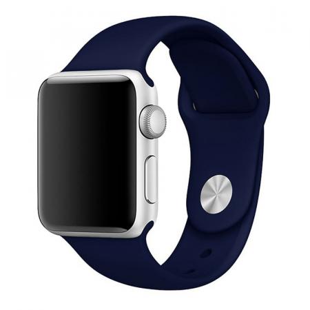 Ремешок "Silicone Band" Apple Watch 42/44 мм Темно-синий Ремешок "Silicone Band" Apple Watch 42/44 мм Темно-синий