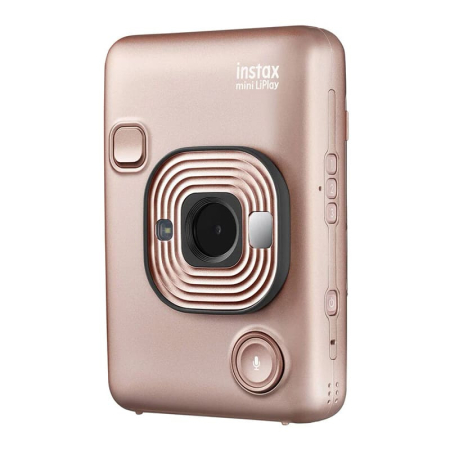 Фотоаппарат моментальной печати Fujifilm Instax Mini LiPlay Blush Gold, золотой Фотоаппарат моментальной печати Fujifilm Instax Mini LiPlay Blush Gold, золотой