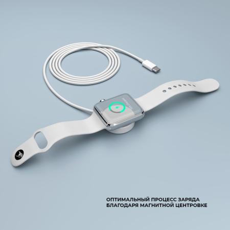 Беспроводное зарядное устройство Deppa A-watch Type-C (24022) White, белый Беспроводное зарядное устройство Deppa A-watch Type-C (24022) White, белый