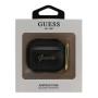 Чехол Guess с карабином для AirPods 3 CG Mobile PU Saffiano with metal logo (GUA3SASMK) Черный Чехол Guess с карабином для AirPods 3 CG Mobile PU Saffiano with metal logo (GUA3SASMK) Черный