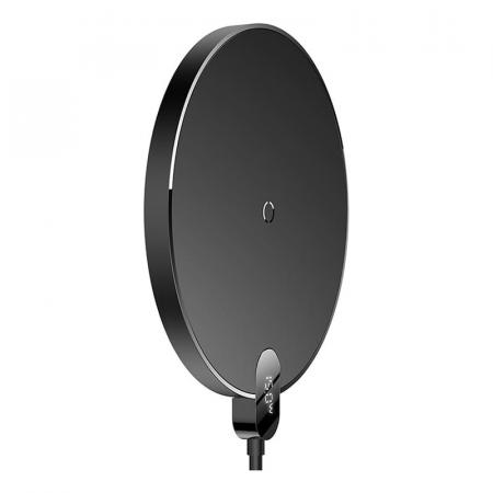 Беспроводное зарядное устройство Baseus Digital LED Display Gen 2 15W CCED000001 (BS-W526) Black, черный Беспроводное зарядное устройство Baseus Digital LED Display Gen 2 15W CCED000001 (BS-W526) Black, черный