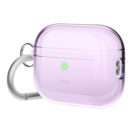 Чехол для Airpods Pro 2 Elago CLEAR HANG CASE (EAPP2CL-HANG-LV) Прозрачный Лавандовый Чехол для Airpods Pro 2 Elago CLEAR HANG CASE (EAPP2CL-HANG-LV) Прозрачный Лавандовый