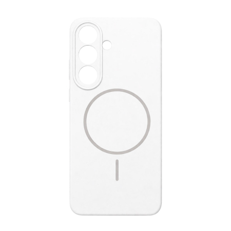 Чехол для Samsung Galaxy S26 с MagSafe Silicone Case Белый