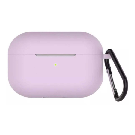 Чехол для Airpods Pro 2 Gurdini прорезиненный soft touch c карабином Лавандовый Чехол для Airpods Pro 2 Gurdini прорезиненный soft touch c карабином Лавандовый