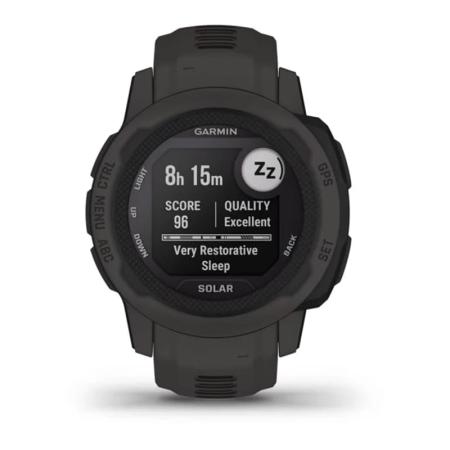 Часы Garmin INSTINCT 2S solar Graphite, черный Часы Garmin INSTINCT 2S solar Graphite, черный