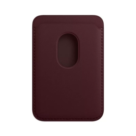 Чехол-бумажник Apple MagSafe для iPhone Бордовый Чехол-бумажник Apple MagSafe для iPhone Бордовый