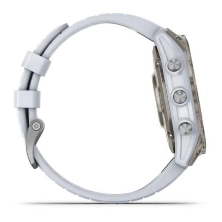 Часы Garmin EPIX PRO GEN 2 47 мм Sapphire Titanium whitestone, белый Часы Garmin EPIX PRO GEN 2 47 мм Sapphire Titanium whitestone, белый