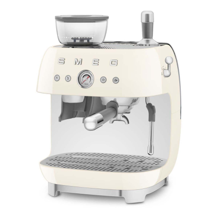 Кофемашина эспрессо со встроенной кофемолкой SMEG 50s style (EGF03CREU) Кремовый Кофемашина эспрессо со встроенной кофемолкой SMEG 50s style (EGF03CREU) Кремовый