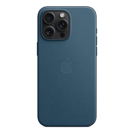 Чехол Кожаный Apple iPhone 15 Pro Max с MagSafe Blue, синий Чехол Кожаный Apple iPhone 15 Pro Max с MagSafe Blue, синий