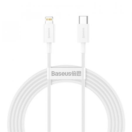Кабель Baseus Type-C – Lightning Superior Series Fast Charging Data Cable PD, 20W, 2 м (CATLYS-C02) Белый Кабель Baseus Type-C – Lightning Superior Series Fast Charging Data Cable PD, 20W, 2 м (CATLYS-C02) Белый