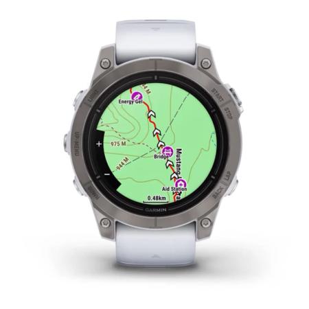 Часы Garmin EPIX PRO GEN 2 47 мм Sapphire Titanium whitestone, белый Часы Garmin EPIX PRO GEN 2 47 мм Sapphire Titanium whitestone, белый